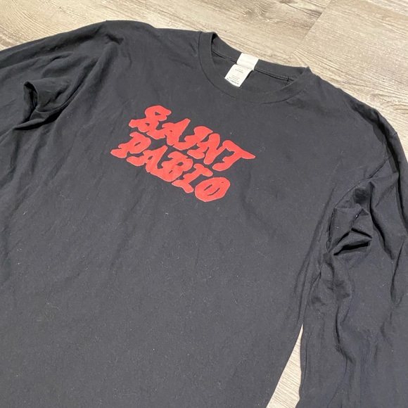 Kanye West Saint Pablo Tour Concert Long Sleeve Shirt Kim K Men’s Size XL - Picture 2 of 4